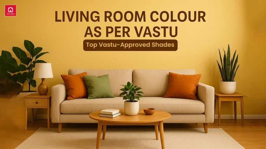 Vastu colours for living room wall design