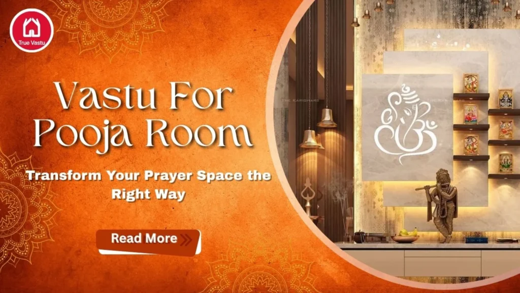 Peaceful Pooja Room designed as per Vastu Shastra