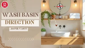 Wash basin placed as per Vastu for positive energy